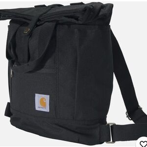 Carhartt Black Backpack with Brass Accents